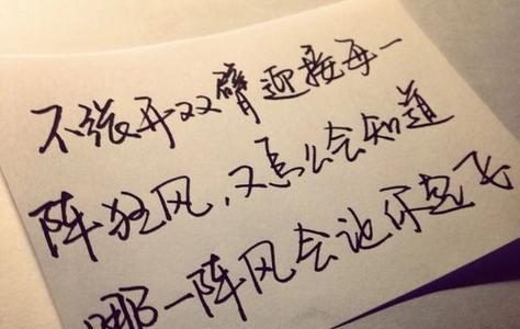 《瞬间美丽》——以心情感慨的短句