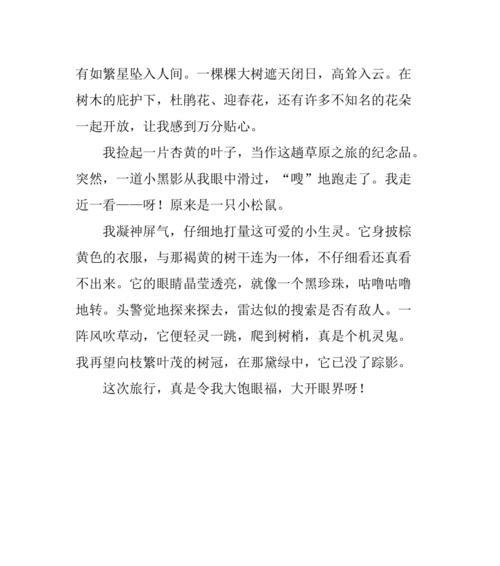 难忘的草原之旅（追逐自由）