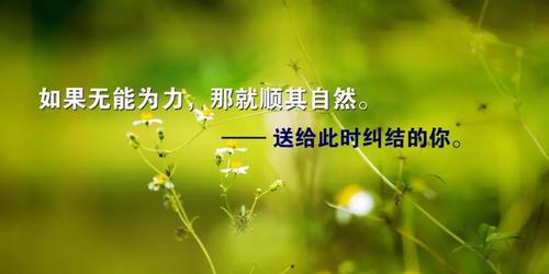 始终如一，砥砺前行（坚守信念）