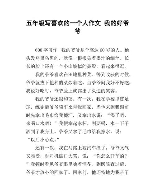 我的爷爷，我的英雄——小城故事