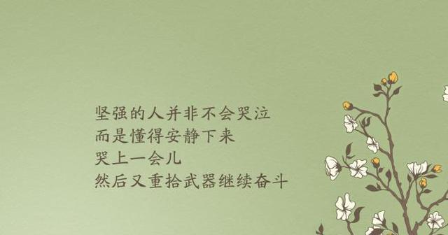 不停歇，不放弃，坚强的力量（激励自己）