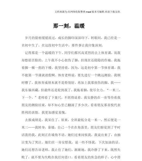 母爱如山（一份永恒的感动）