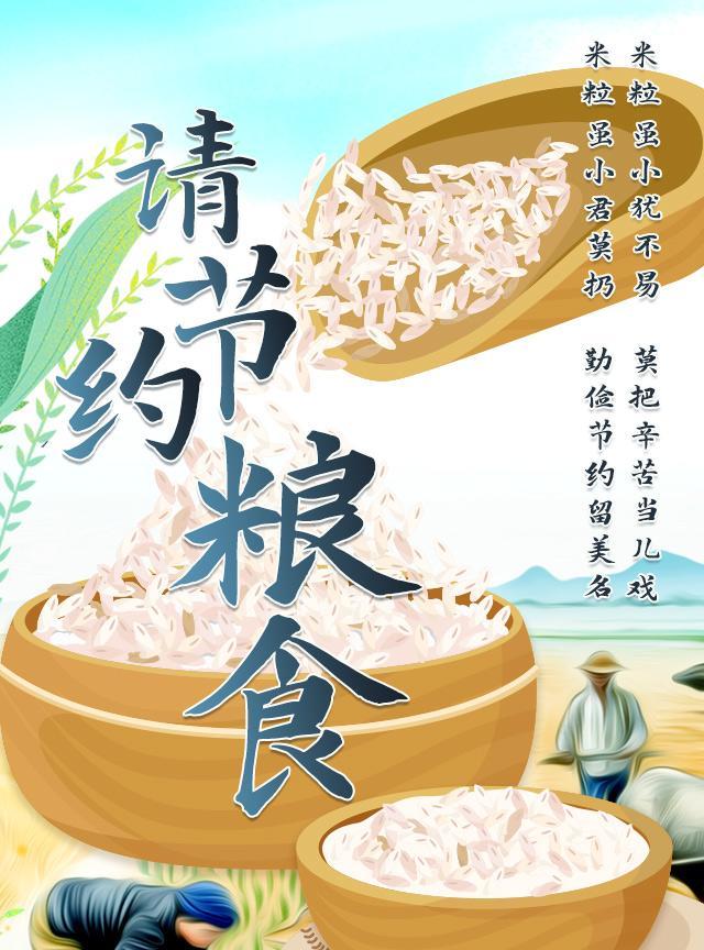 《珍惜每一粒粮食，共建绿色家园》