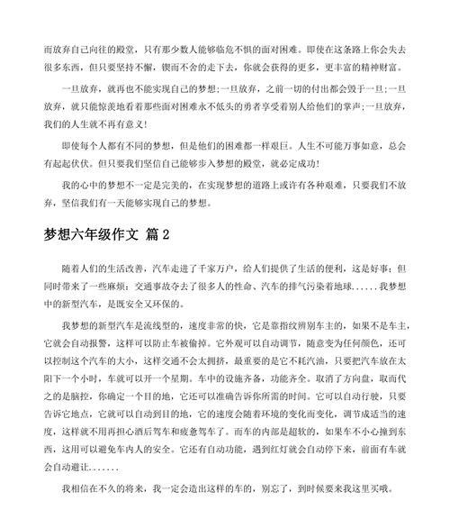承载梦想的翅膀（勇气和努力让我实现梦想）