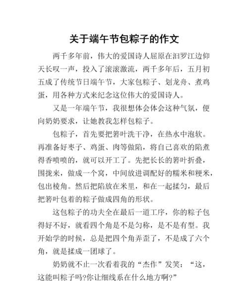 端午之敬（传承中华文化）
