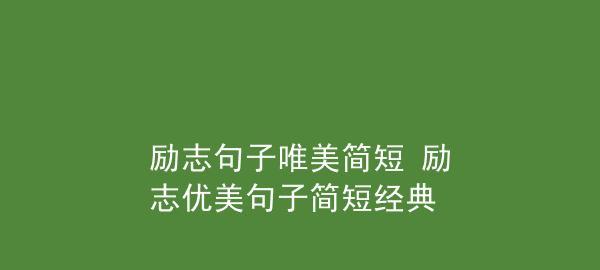 少年立志，梦想成真（以梦为马）