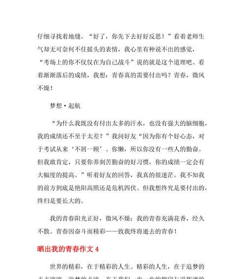 点燃了我的青春（一份简单的馈赠）