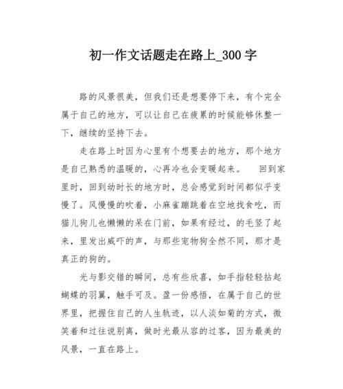 走出路来（路上的故事）
