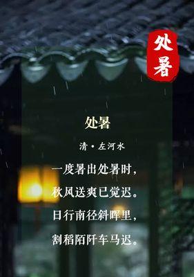 秋天的悸动——以处暑心情说说抖音好句（流淌着唯美的秋意）
