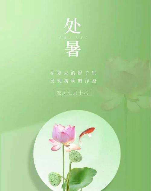 秋意渐浓，处暑送祝福（唯美好句）