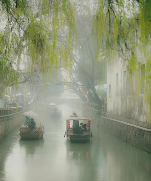 江南烟雨下的唯美景致