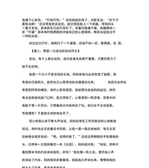 勇敢迈步向成功迈进（一位年轻人的成功之路）