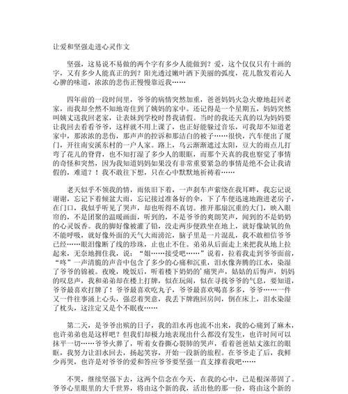 坚韧是力量（永不言败的精神）
