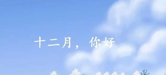 再见，11月；你好，12月（时光无情）