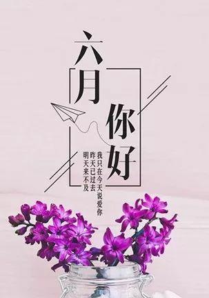 祝福六月：六月的美好祝福