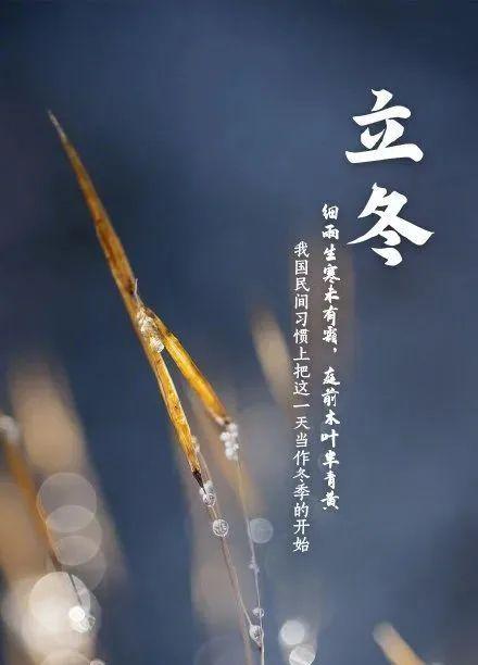 立冬的诗意时光（以24节气的变化祝福永恒）