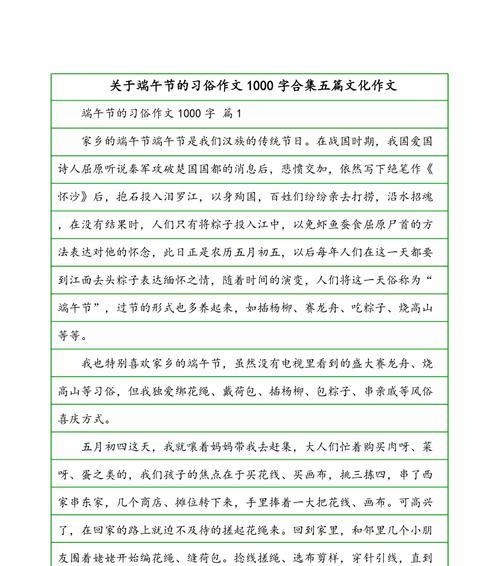 端午佳节（吃粽子、赛龙舟、挂艾叶）
