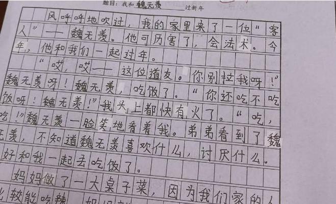 做自己的英雄（我的新年愿望）