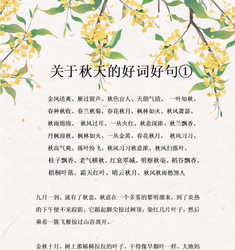 《秋日之美》
