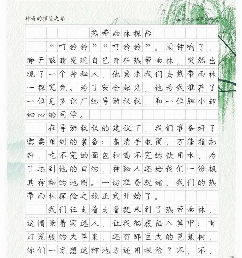 神奇探险之旅