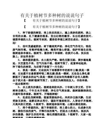 植树节：青山绿水是我们的家