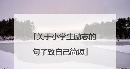 修身励志（追求卓越）