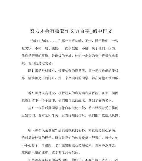 不断努力，走向成功的路上（一份坚持）