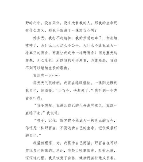 在追寻中找到自己（在追寻中找到自己）