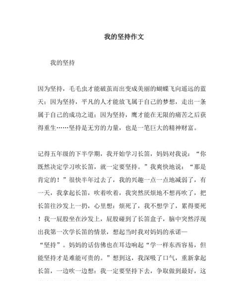 永不言败（一个少年的梦想）