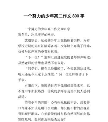 奋斗的力量（追逐梦想的故事）