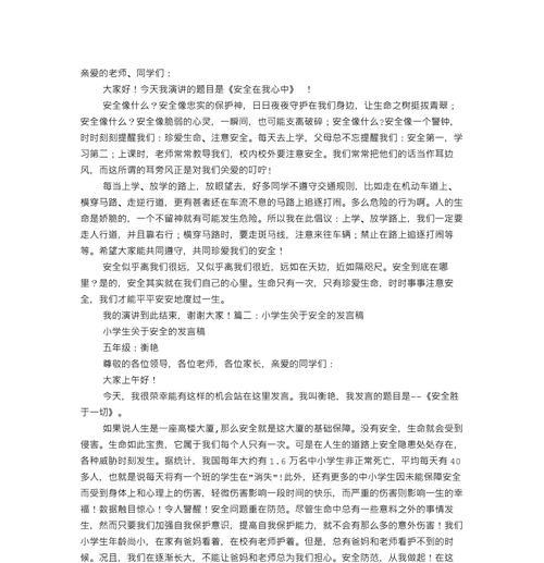 警钟长鸣——第25个学生安全教育日的思考