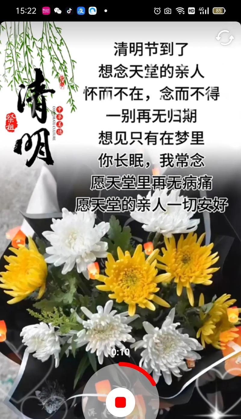 《清明追思：春色满园关不住，一枝红杏出墙来》