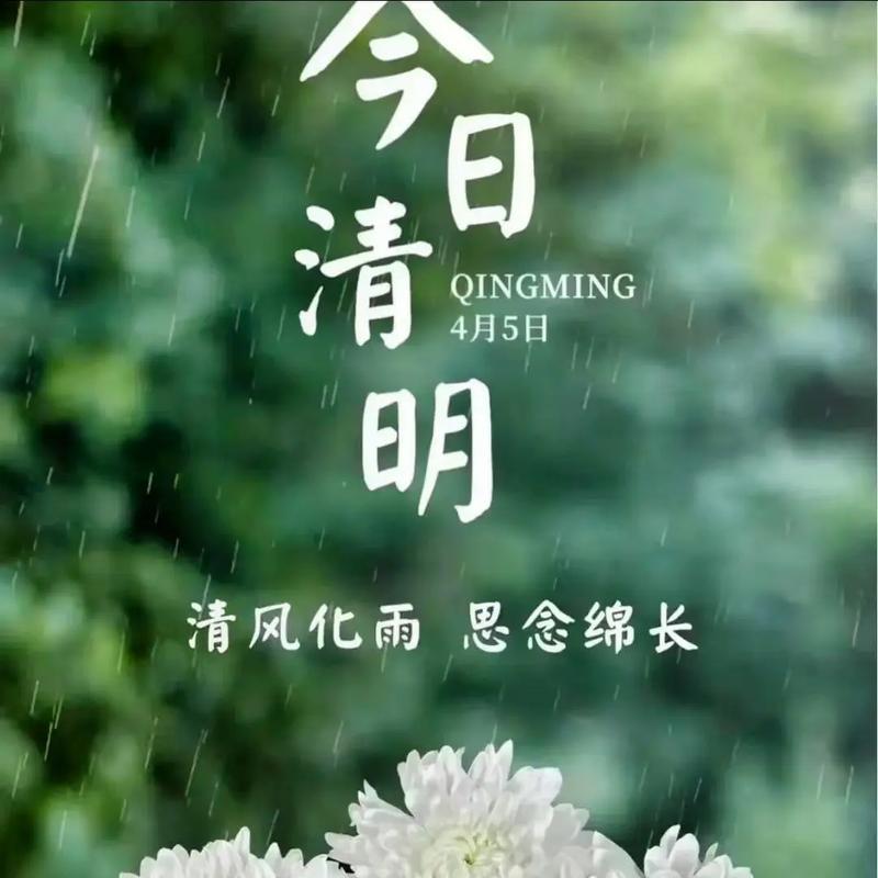 《清明忆古思今》
