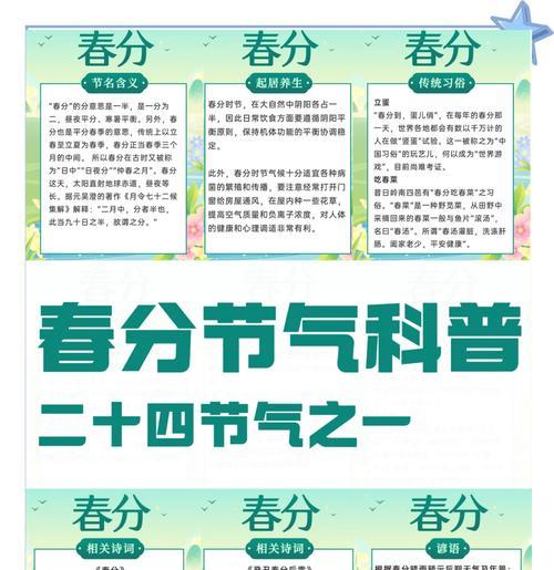 《春分之际，万物复苏之序》