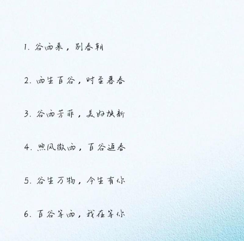 有关谷雨长文案小作文的作文怎么写（《谷雨时节的青春篇章》）
