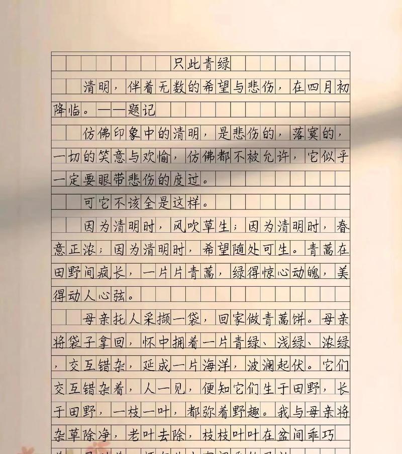 请关于清明节假期的作文怎么写（《清明时节雨纷纷》）