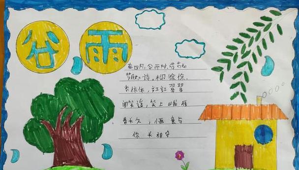 关于谷雨的画怎么画（《谷雨绘色，雅意笔端生》）