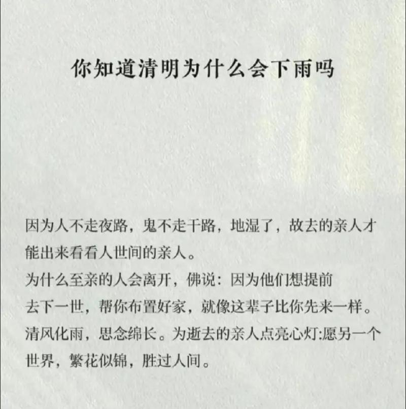 有关清明节下雨记录摘抄的句子怎么写（《雨润清明：诗意中的哀思》）