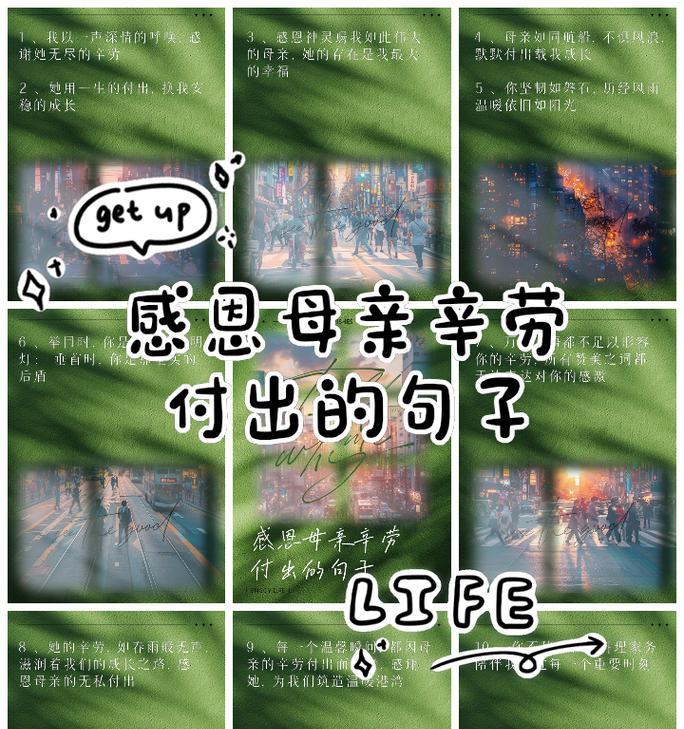 母亲节送什么？（《感怀慈母恩，寸草春晖情》）