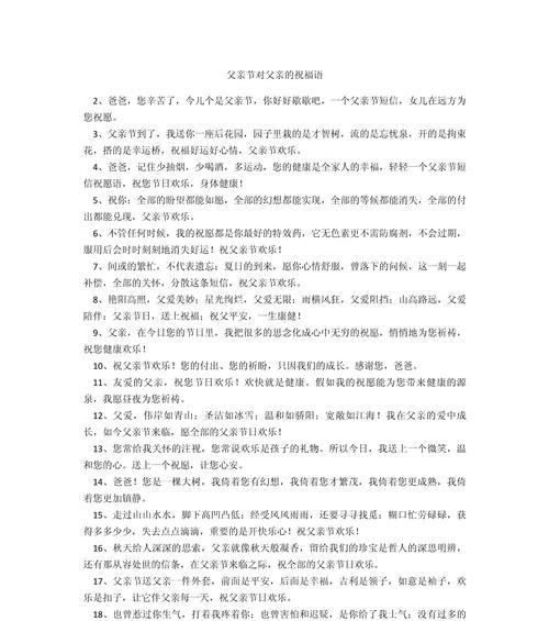 有关父亲节小片段句子的句子怎么写（《父爱如山，孝心绵绵》）